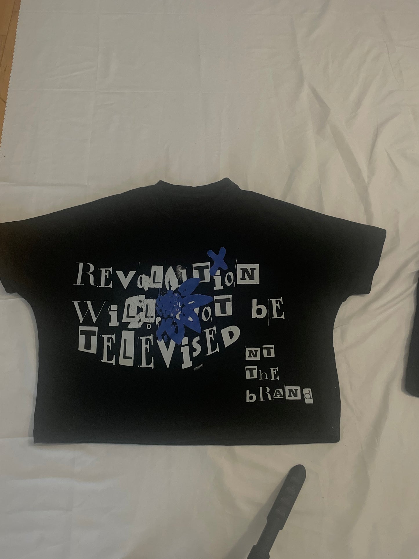 Blue- RWTBT BOX Fit  T-shirt