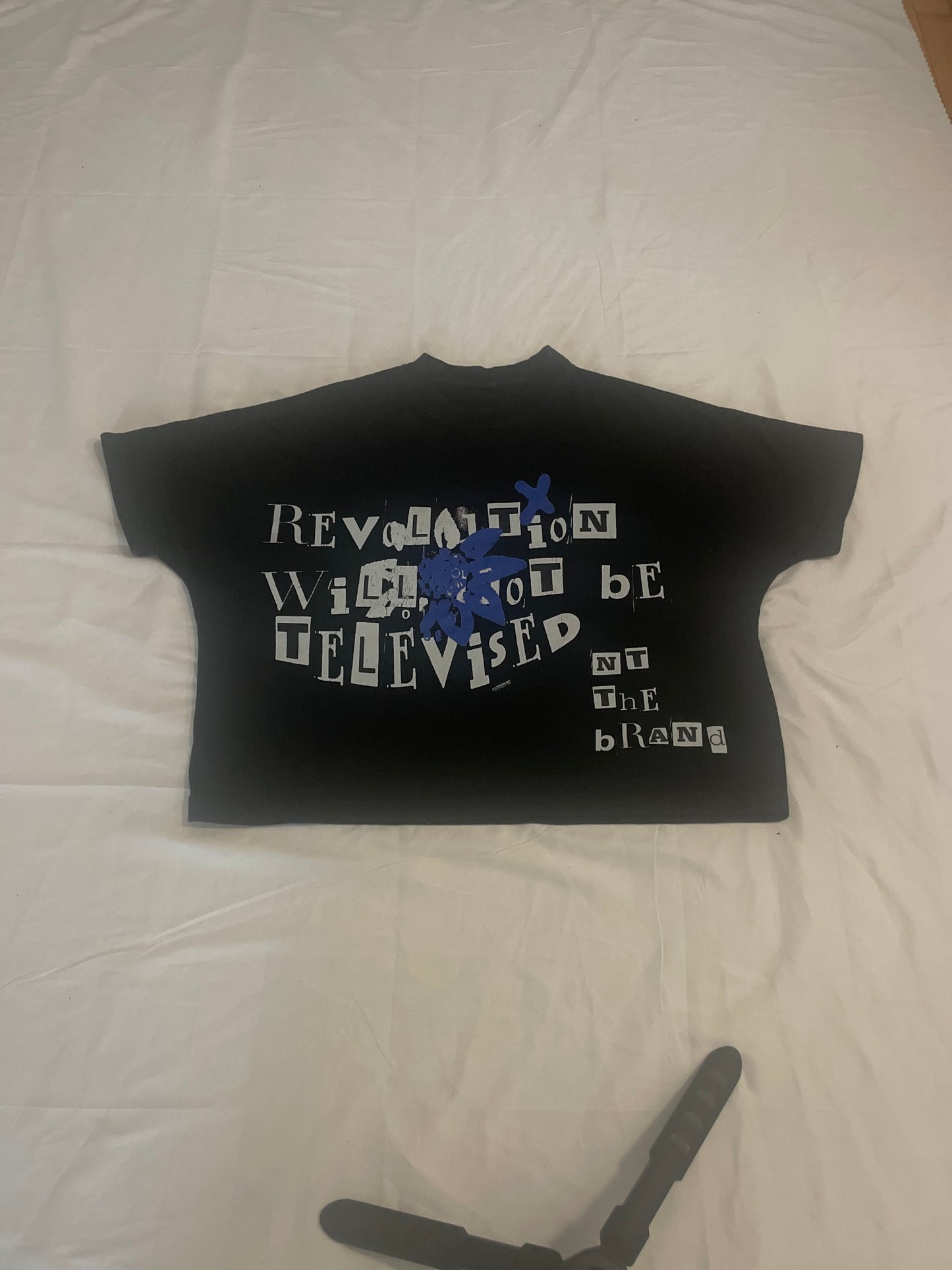 Blue- RWTBT BOX Fit  T-shirt
